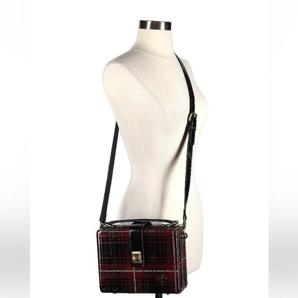 Patricia Nash Tartan Plaid Tauria Box Satchel - Picture 1 of 10